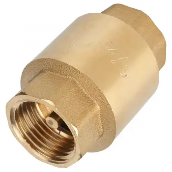 

High Accuracy Brass Threaded Check Valve One Way Non-Return Check Valve For Water Gas Oil Preventing Water Gas Oil Backflow