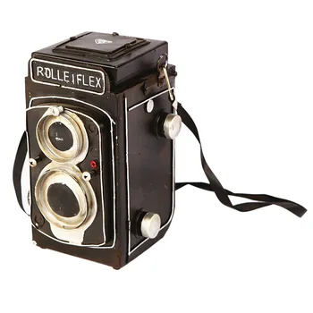 

12 X 13 X 18cm Creative Retro Model Simulation Camera Ornaments For Home Decor Kids Birthdaty Gifts 2020 New Arrival - Red