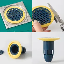 Deodorant Floor Drain Core Silicone Shower Drain Stopper Insectproof Anti-odor Hair Trap Plug Trap Kitchen Bathroom Toilet Sewer