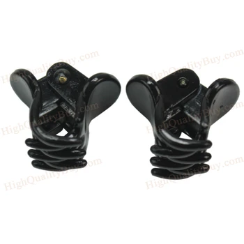 

24 Pcs New Fashion Black Plastic Hair Claw Clamp Clip Mini Headwear Styling Hairpin Claws Hair Clip For Baby Lady Girl