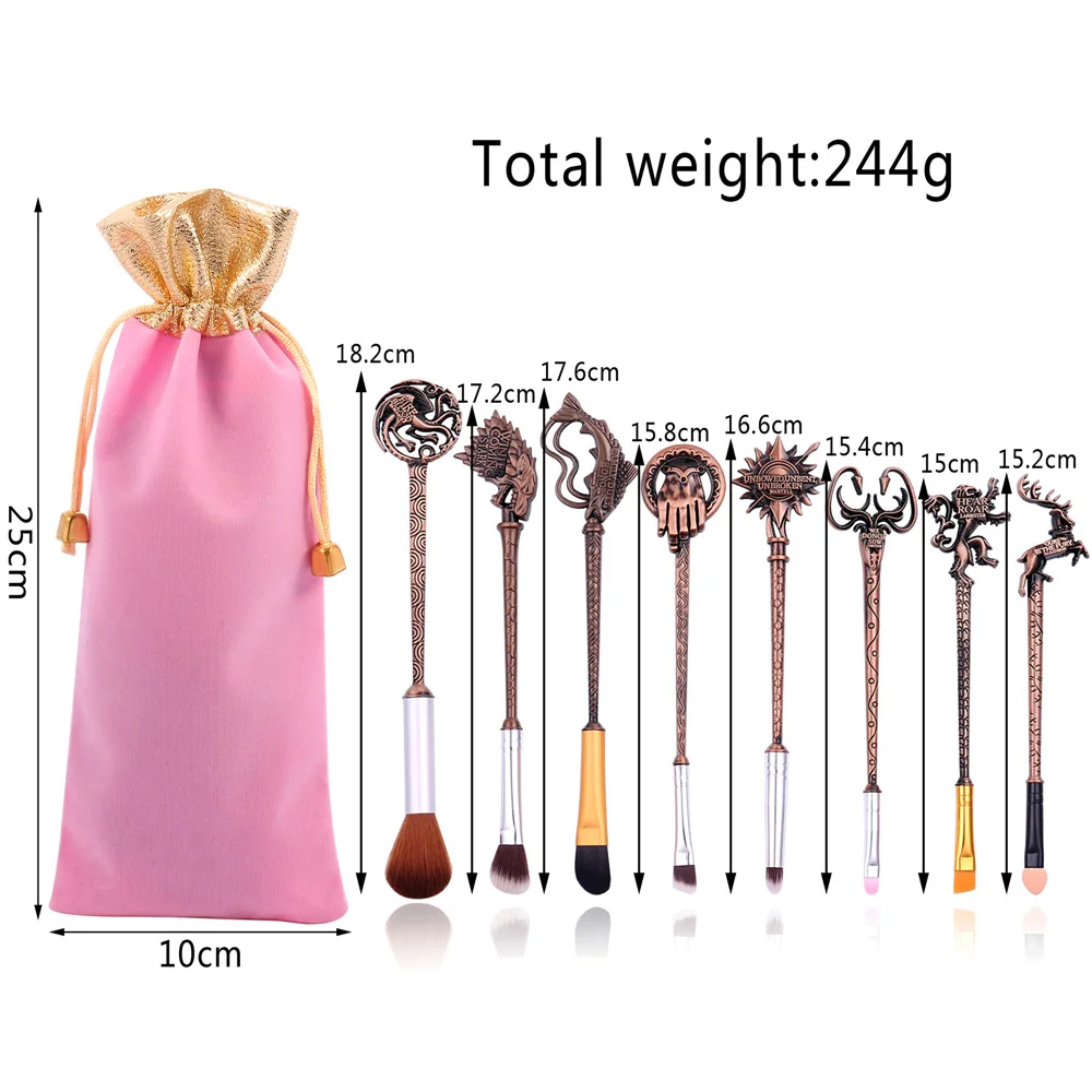 Sombra dos Olhos Pçs de Alta Novo Qualidade Conjunto Pincel Maquiagem Animação Periféricos Cosméticos Ferramentas Pincéis Beleza Kit 8 3 High Quality Beleza e saúde