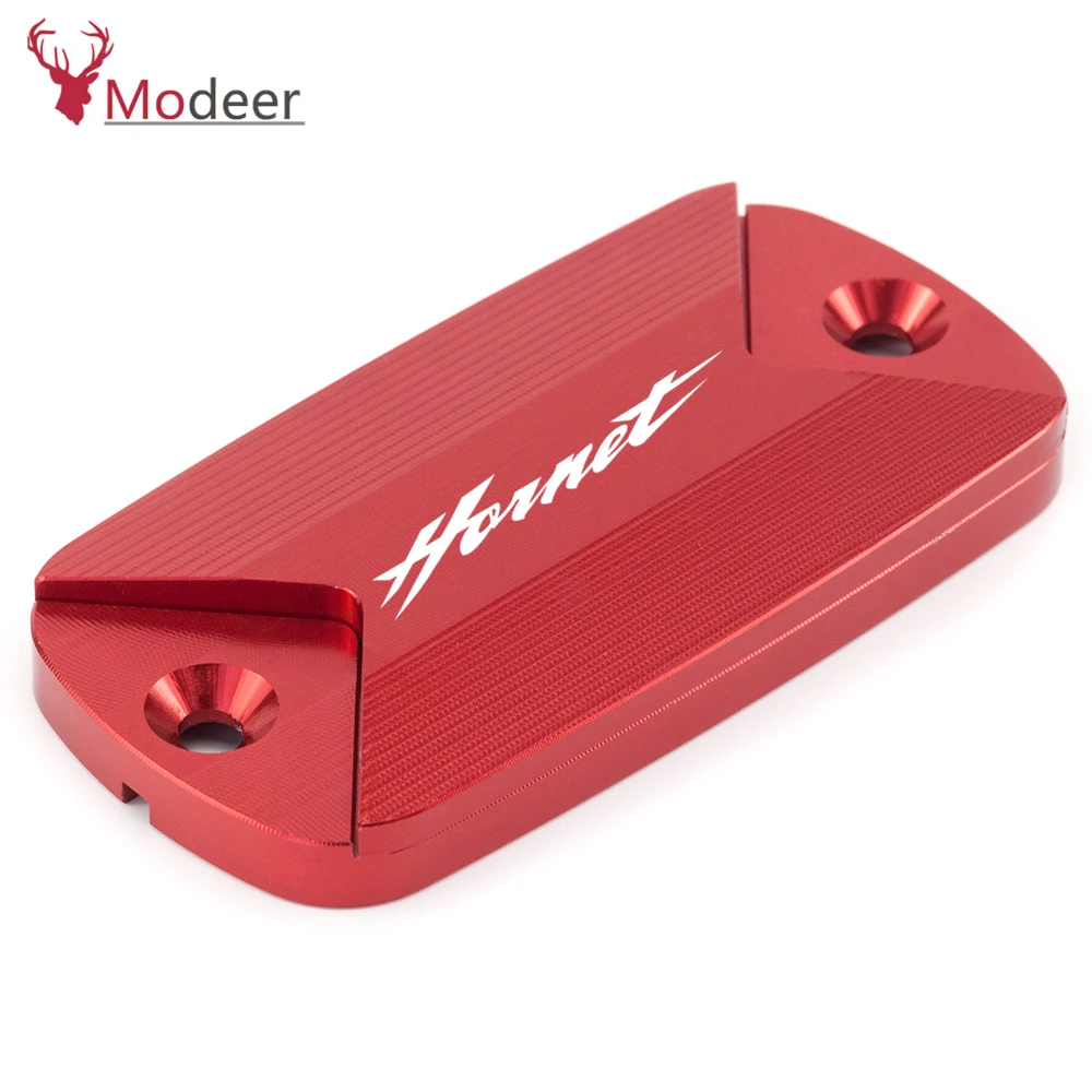 For Honda Hornet 600 CB600F 1998-2014 Hornet 900 2002-2006 Motorcycle Accessories Logo Hornet Brake Fluid Reservoir Cover Cap (2)