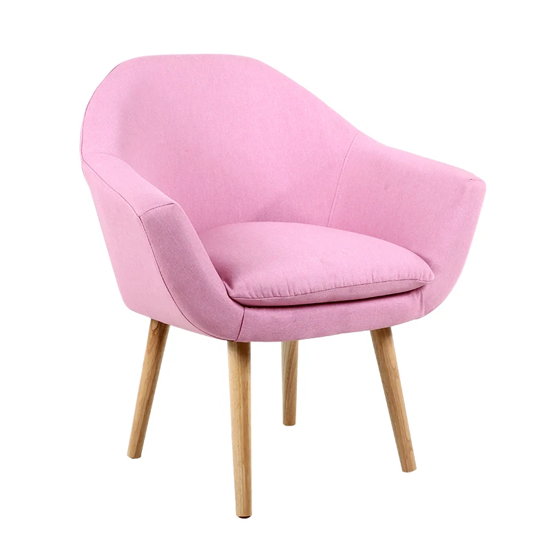 

Nordic Lazy Sofa Single Small Apartment Fabric Living Room Bedroom Balcony Small Sofa Chair Furniture Set Combination