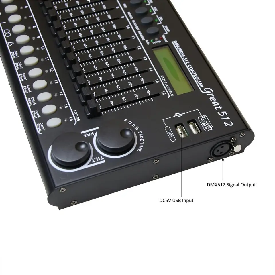 Dmx 512 Stage Light Controller, Controlador de Luces Para Dj, Dmx Light Board Dj Light Controller, 512 Channel Dmx Lights Controller with More Built-in Program and RDM Dip Switch Function Dmx 512 Stage Light Controller, Controlador de Luces Para Dj, Dmx Light Board Dj Light Controller, 512 Channel Dmx Lights Controller with More Built-in Program and RDM Dip Switch Function