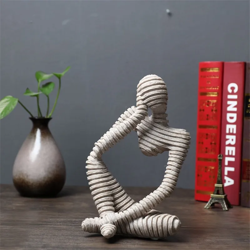 Style3 Креативные украшения для дома, гостиной, офиса, спальни, абстрактная фигурка, декоративные украшения - Цвет: Style3