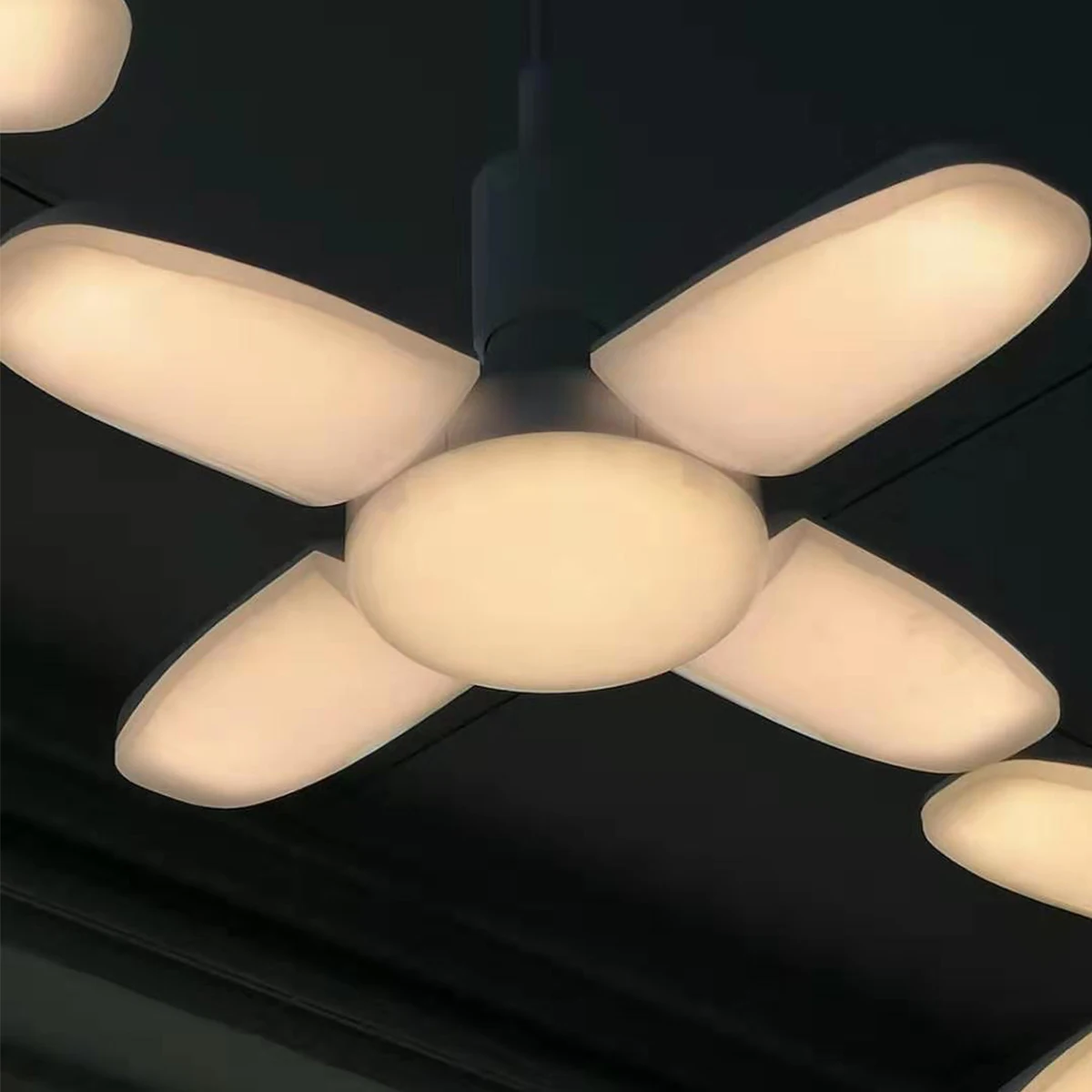 warm light 156 шт. светодиодный деформируемый светильник для гаража 60 Вт E27 85-265 в 5600LM потолочный светильник для гаража/чердака/подвала/дома СВЕТОДИОДНЫЙ Красочный светильник - Испускаемый цвет: warm light