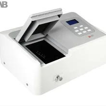 Однолучевой спектрофотометр Dlab SP-V1000 длина волны 325~ 1000 нм Вольфрамовая Лампа спектральная полоса пропускания 4,0 нм поставляется с 4 шт. кюветами