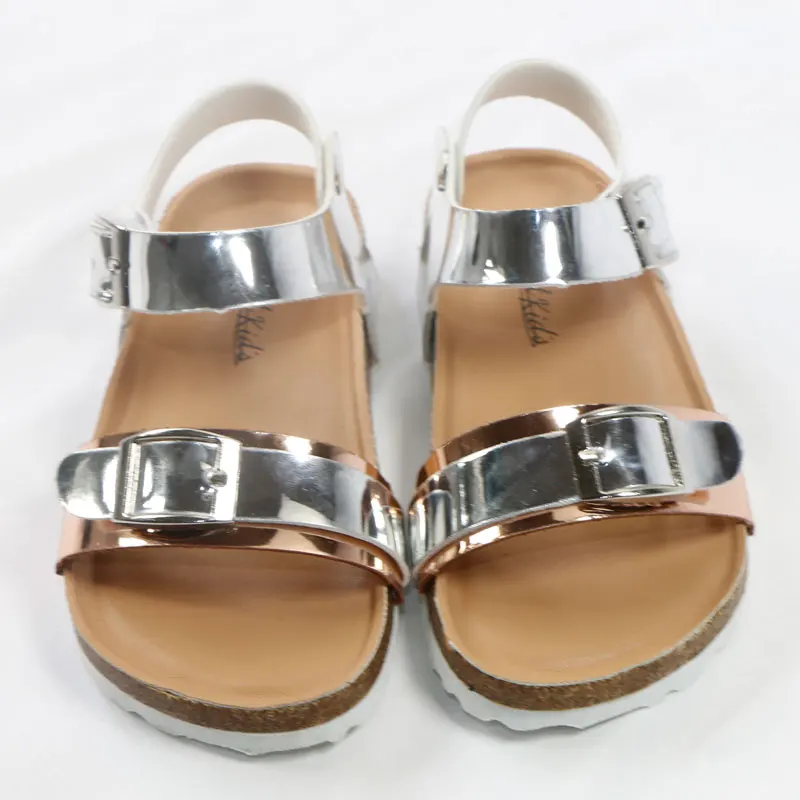 

2020 Summer Kids Shoes Brand Open Toe Toddler Girls Sandals Orthopedic Corks PU Leather Baby Girl Sandals Shoes