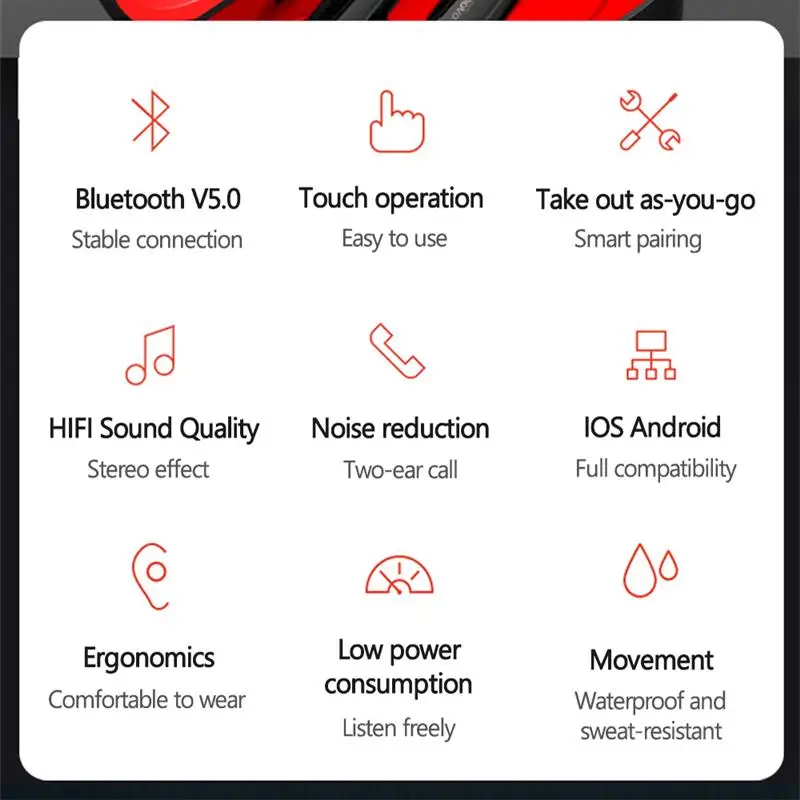 Lenovo HT28 TWS 5.0 True Wireless Bluetooth