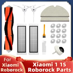 Para xiaomi mijia 1s roborock s5 max s6 peças de reposição do vácuo robô acessórios escova lateral principal hepa filtro esfregão panos pano