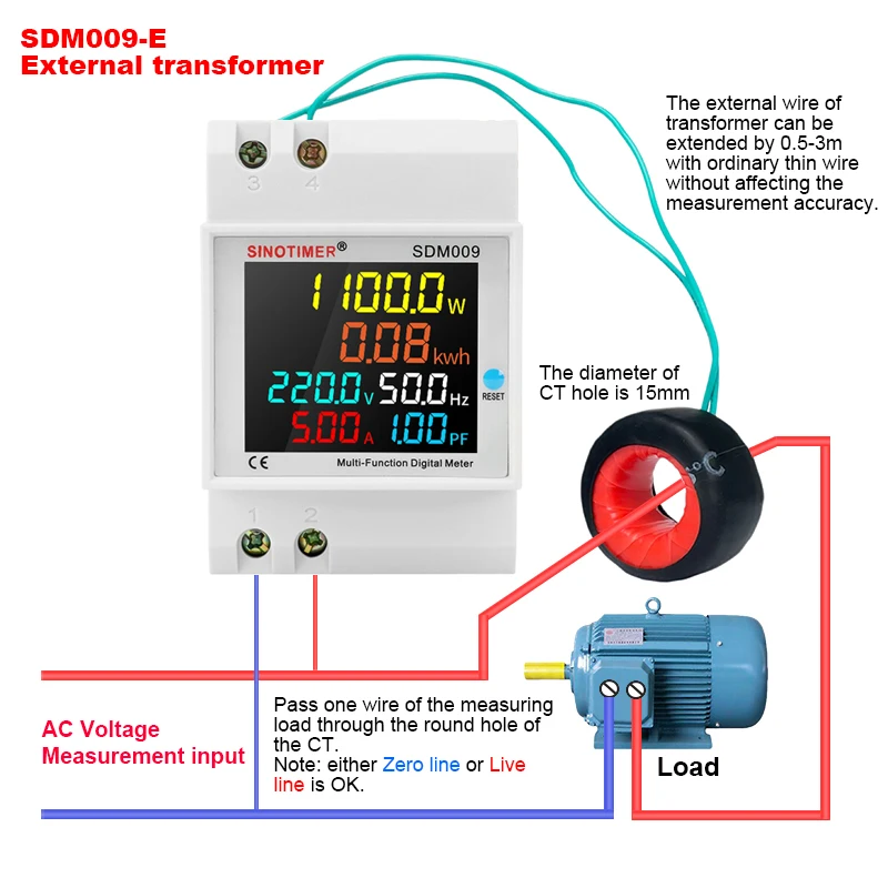 Din  LCD  а    °   kWh  ļ Ʈ   AC 220V 110V