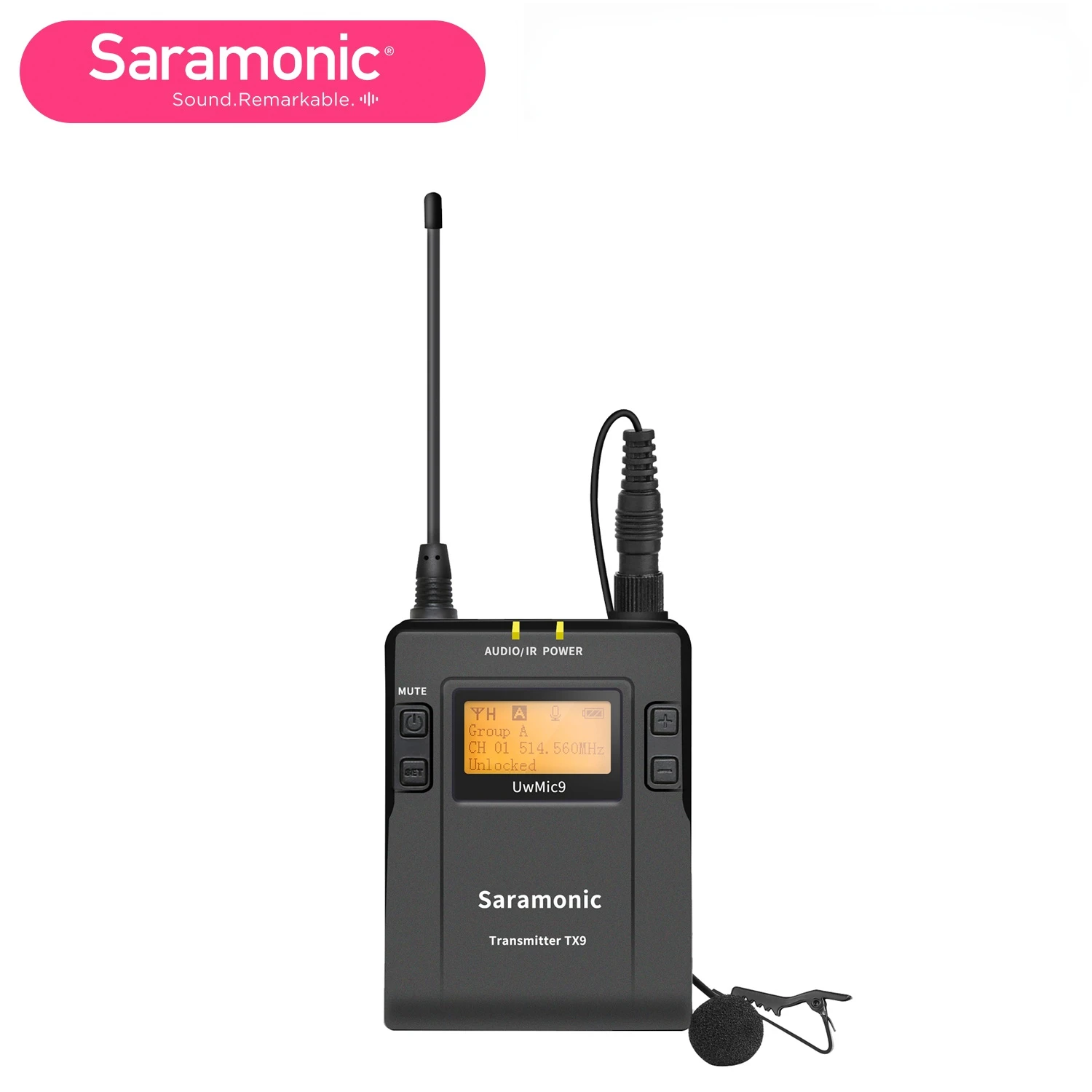 Saramonic UwMic9 TX9 96-Channel Bodypack передатчик с петличным микрофоном | Электроника