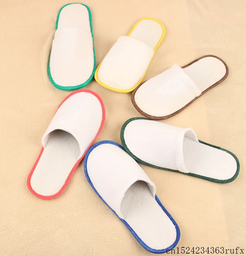 

Одноразовые тапочки для мужчин, женщин, мужчин, для путешествий, спа, Нескользящие, 100 пар