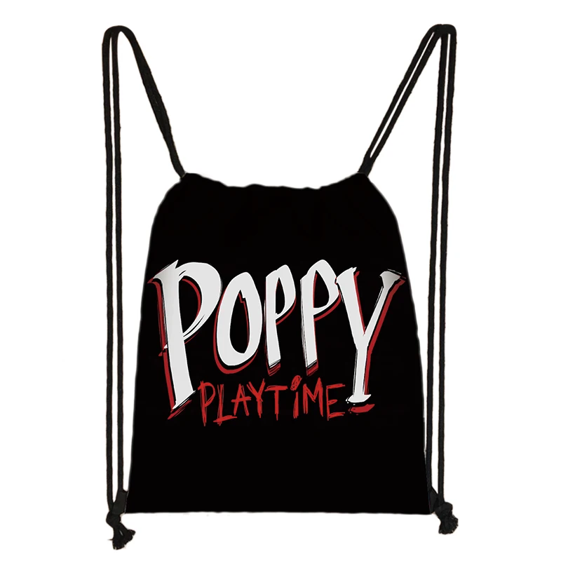 Сумка на шнурке для игр и Poppy повседневная сумка ранец мальчиков девочек сумки