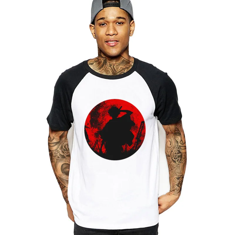 

Samurai Champloo Stray Dog TShirt Men Short Sleeves Soft Cotton Vintage japanese Animation t shirt Guys Custom Print Tee t-shirt