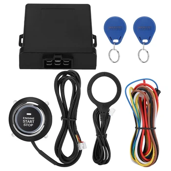 

Car Engine Smart Start Button Controller Push Start Stop System Remote Car Door Engine Lock​​ Universal For Vehicles
