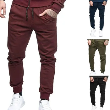 

Hot Men Joggers Pants Athletic Sweatpants Gym Workout Slim Fit Tapered Fit A66
