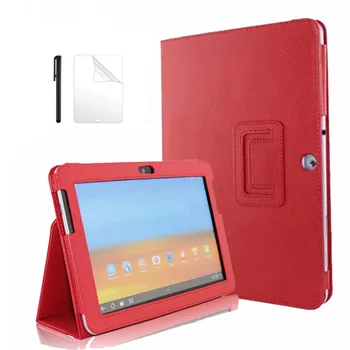 

Litchi Flip Protective PU Leather Cover Case for Samsung Galaxy Tab 2 10.1 inch GT-P5100 P5110 P5113 Smart Tablet Case