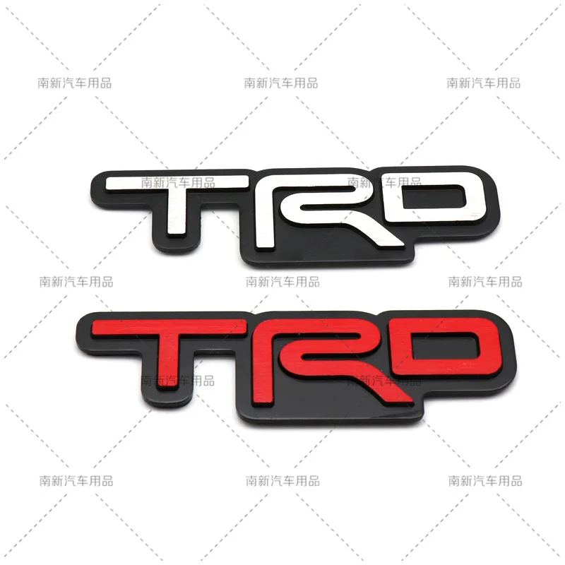 Подходит для Toyota trdsports алюминиевый сплав модифицированный бампер наклейки trdsportivo матовая алюминиевая маркировка