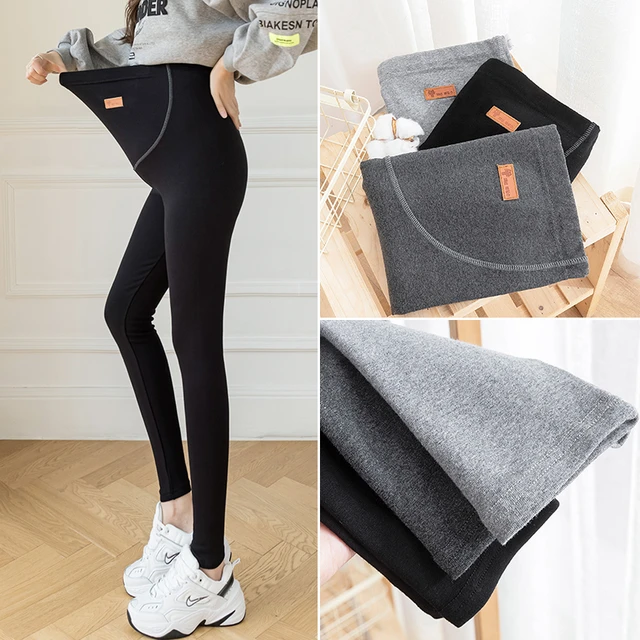 Paragraph will pregnant women leggings in the spring and autumn wear a big  yards outside of tall waist abdomen maternity pants y - AliExpress