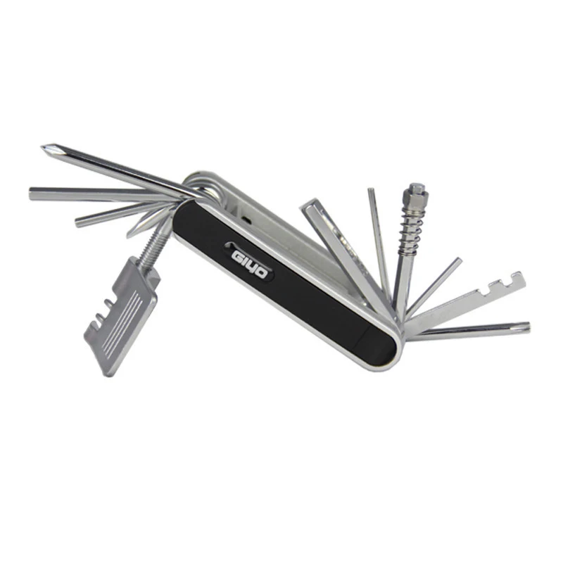 Best New 13 In 1 Bicycle Cycle Maintenance Emergency Repair Tool Kit Screwdriver Cycling Bike Bicycle Repair Maintenance Tools