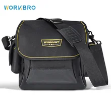 Sac à outils multifonction Portable en tissu Oxford 600D, sac à bandoulière simple pour électricien épais, boîte à outils de rangement résistante à l'usure