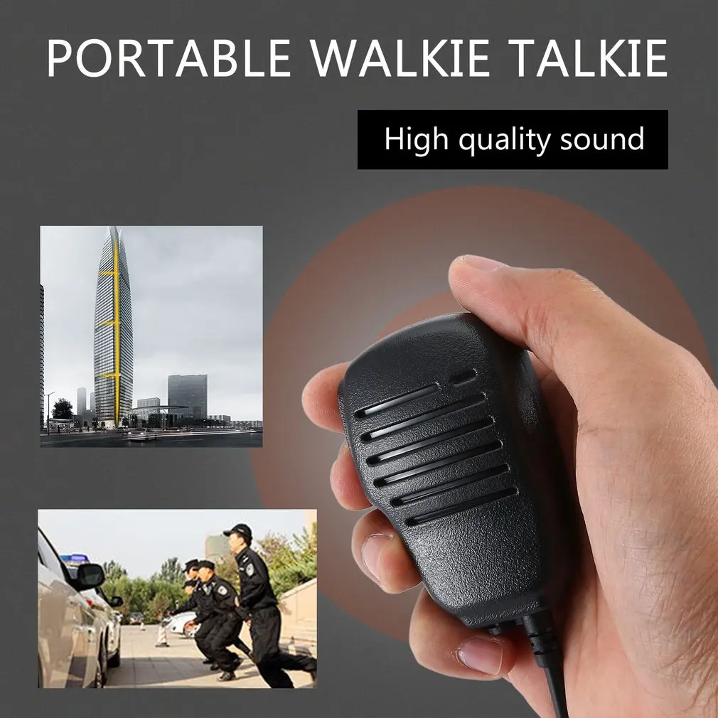 1 Pin 2,5 мм переносной микрофон динамик микрофон для Motorola Talkabout Md200 Tlkr T5 T6 T80 T60 Fr50 T6220 иди и болтай Walkie Talkie радио