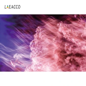 

Laeacco Pink Smoke Fog Photography Backdrops Customized Family Photocall Baby Portrait Photographic Backgrounds For Photo Studio