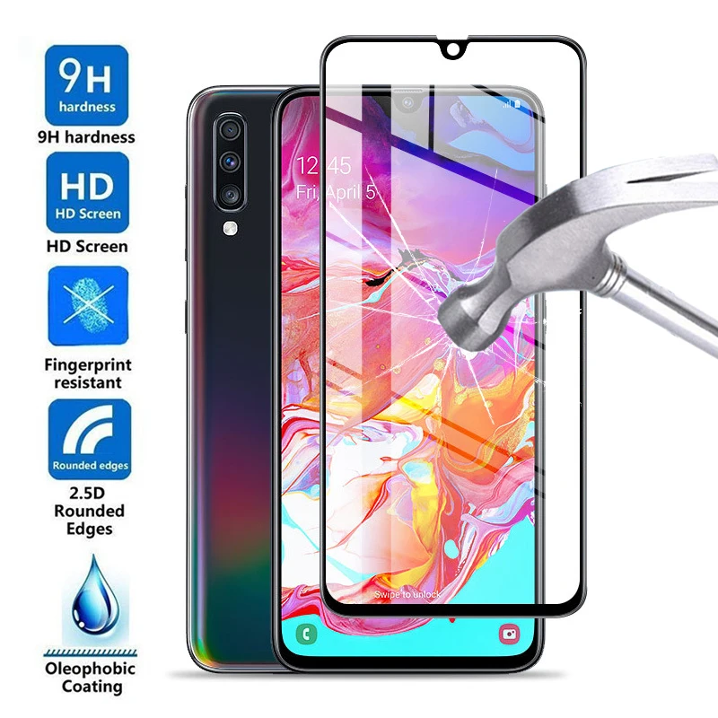 Ультратонкое закаленное защитное стекло для samsung Galaxy A80 A8S J8 Plus 2018 Защитная пленка