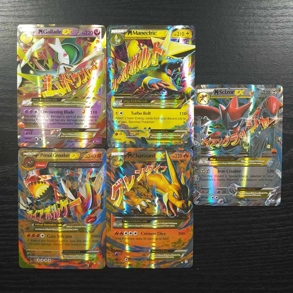 TAKARA TOMY Покемон карты битва сияющая карточная настольная игра 100 шт флэш карты коллекции детские игрушки подарки 80 EX 20 MEGA
