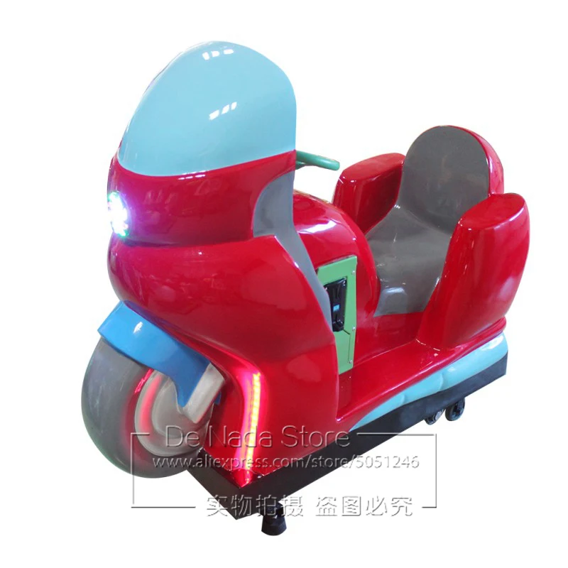 China Supplier Shopping Mall Amusement Park Arcade Swing Game Machine Motorcycle Motor Bike Moto Music Fiber Glass Kiddie Rides