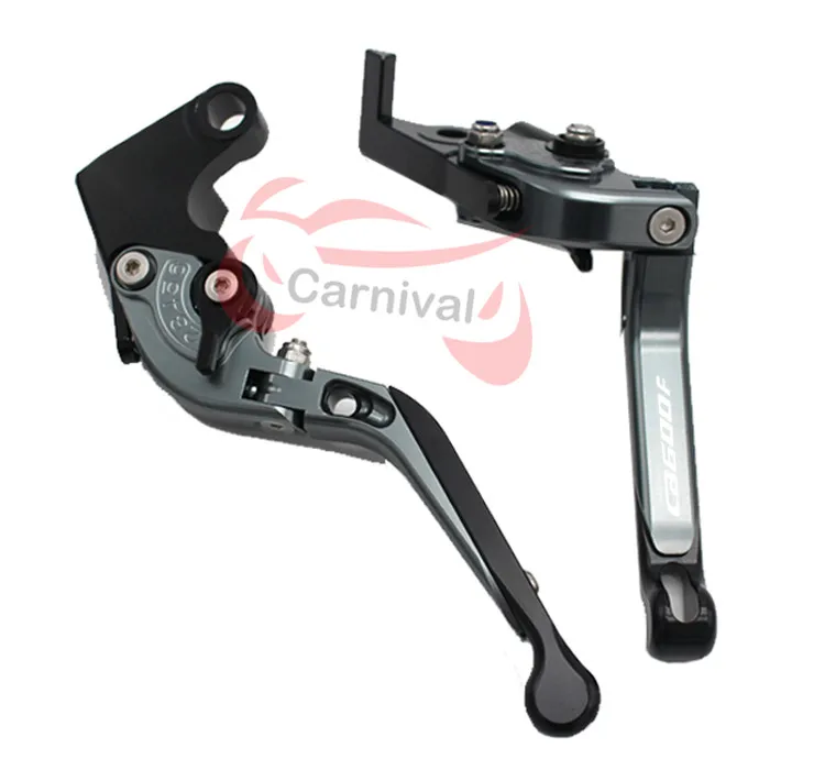 Con логотип ЧПУ Freno de motocicleta palancas para FORHonda CB600F CB 600 F Hornet 2007 2013 2008 2009 2010 2011 2012| |