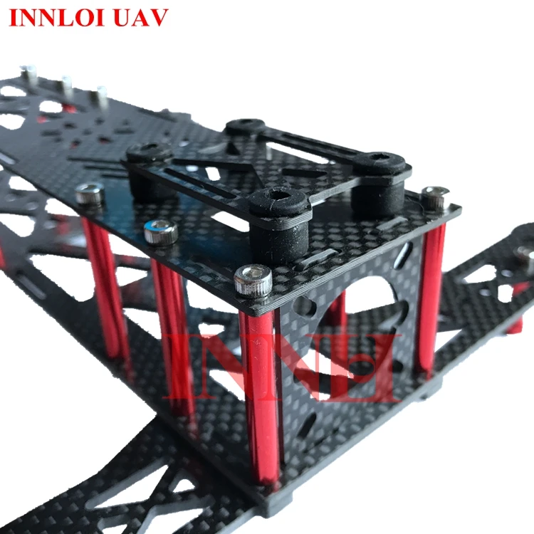 DIY 280 Alien FPV cross racing мини рамка из углеродного волокна и аксессуары Фристайл Quad рама