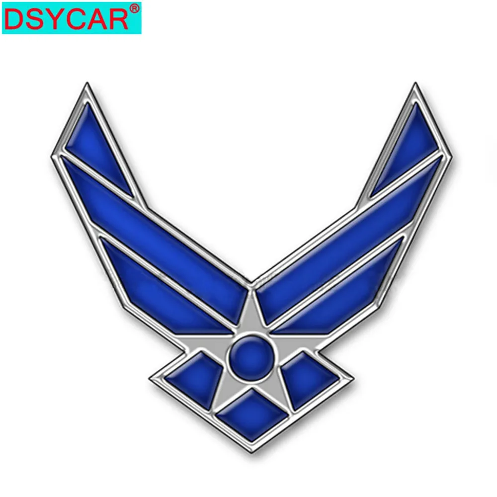 

DSYCAR 3D Metal US Air Force Car sticker Logo Emblem Badge Car Styling for Fiat Bmw Ford Honda volkswagen Audi toyota opel DS VW