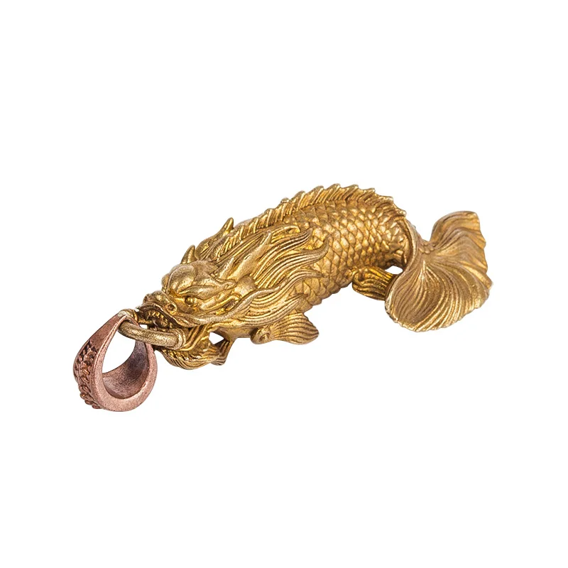 COPPERTIST.WU дракон брелок в форме рыбы животных цепочка для ключей женская