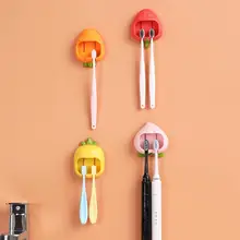 

Hanging Holder High Quality 4 Styles Wall Mounted for Bathroom Toothbrush Holder Toothbrush Organizer Rack