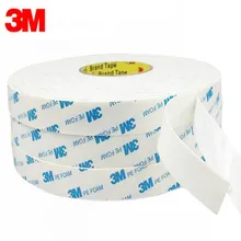 

3M Super Strong Double side Adhesive foam Tape White For Mounting Fixing Pad Sticky 5Meters/Roll Thickness 1mm