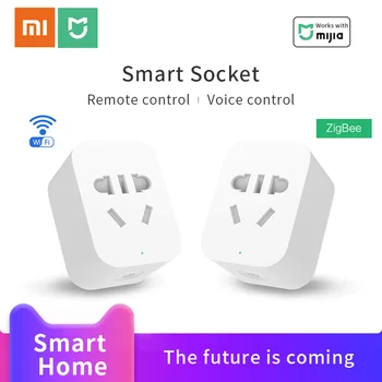 

Original Xiaomi Mijia Smart Socket Plug ZigBee Version APP Remote Control Timer Power Detection Work with Mijia Mi home APP