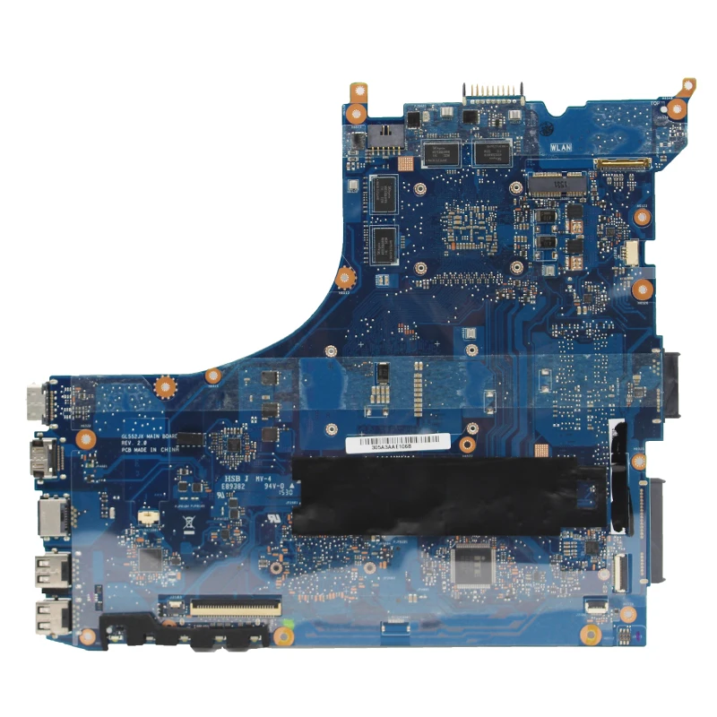 Оригинальная материнская плата для ноутбука ASUS GL552JX ZX50J GL552J GL552 MB REV: 2,0 I7-4720HQ GTX950M/2G полностью протестирована