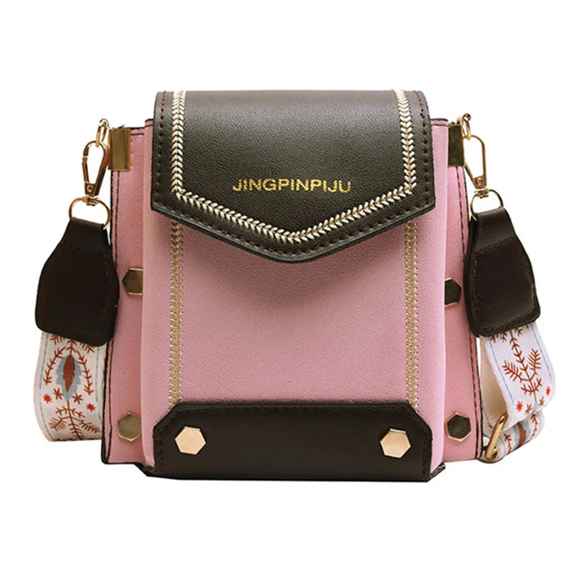 Women's Bag Korean Version Wide Shoulder Strap Student Slung Versatile Fashion Shoulde Bag bolsos mujer verano