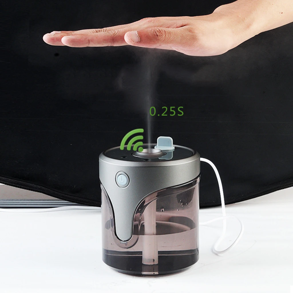 600ml Alcohol Spray Hand Sanitizer Machine Automatic Touchless Touchless Motion Sensor