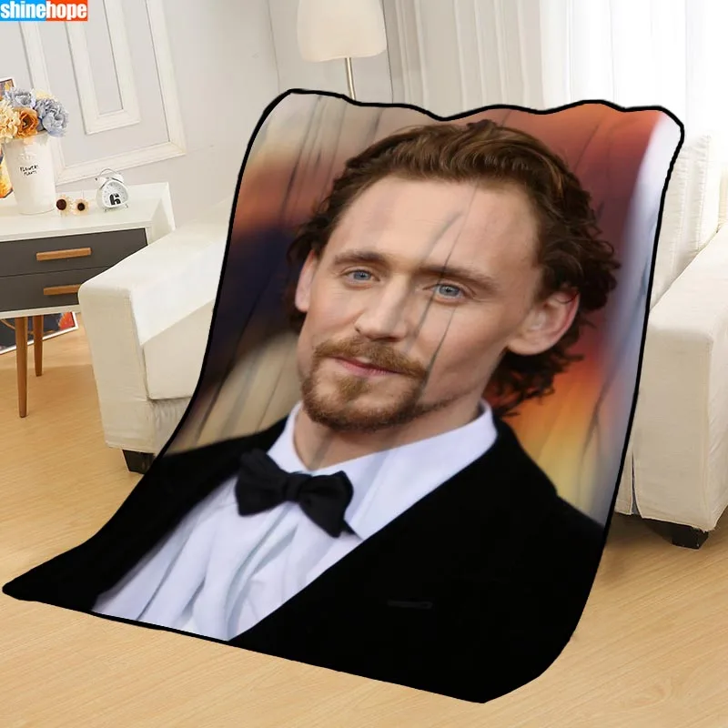 Пользовательские том Хиддлстон Одеяла Пледы одеяло мягкое одеяло летнее одеяло аниме одеяло путешествия одеяло большой 145X200 см