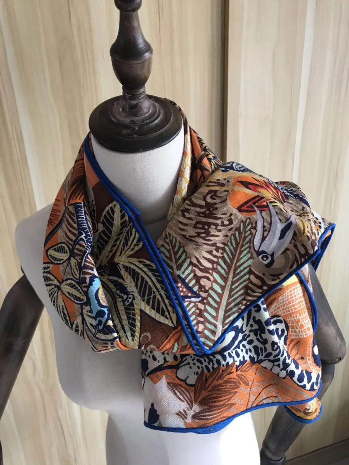 US $63.05 2020 New Arrival Autumn Winter Classic Design 140140 Cm Colorful Scarf 65 Cashmere 35 Silk Scarf Wrap For Women Lady Girl