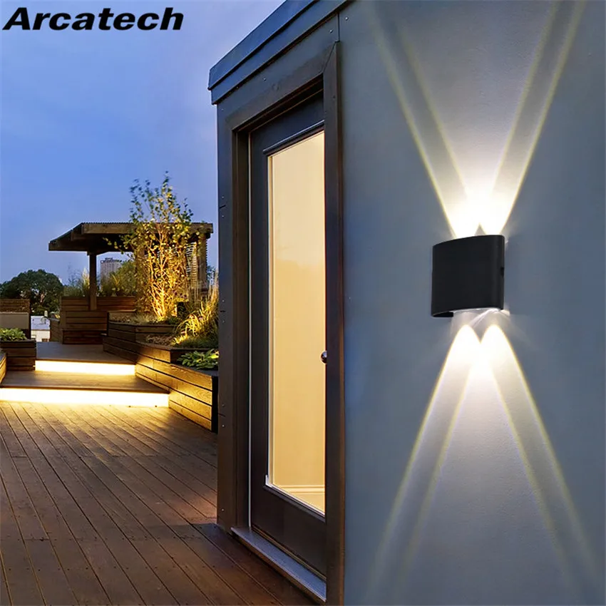 LED duvar su geçirmez açık alan aydınlatması Modern İskandinav tarzı LED duvar su geçirmez açık alan aydınlatması Modern İskandinav tarzı