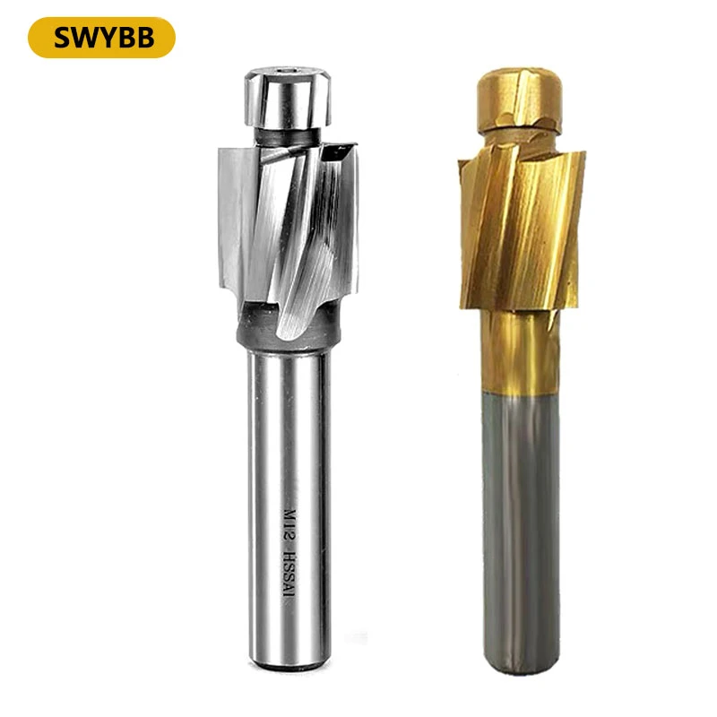Hss Counterbore Bolt Drill Countersink Mill Cutter M3 Tin Coated M4 M5