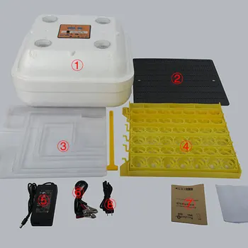 

1Pc 36 Grids Mini Eggs Poultry Hatcher Fully Automatic Egg Incubator with Original EU/US Plug