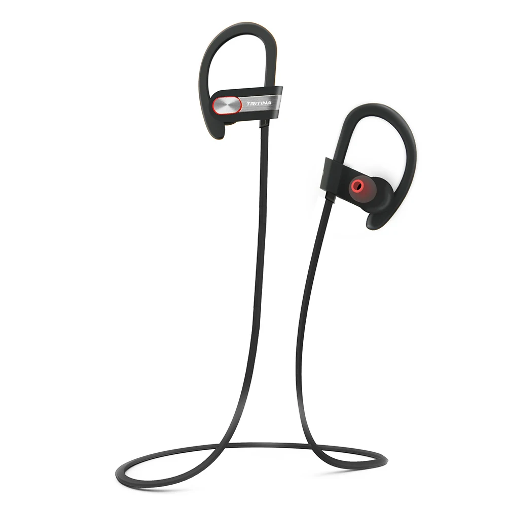 Спортивные Bluetooth наушники Встроенный микрофон стерео звук Форма уха советы пот