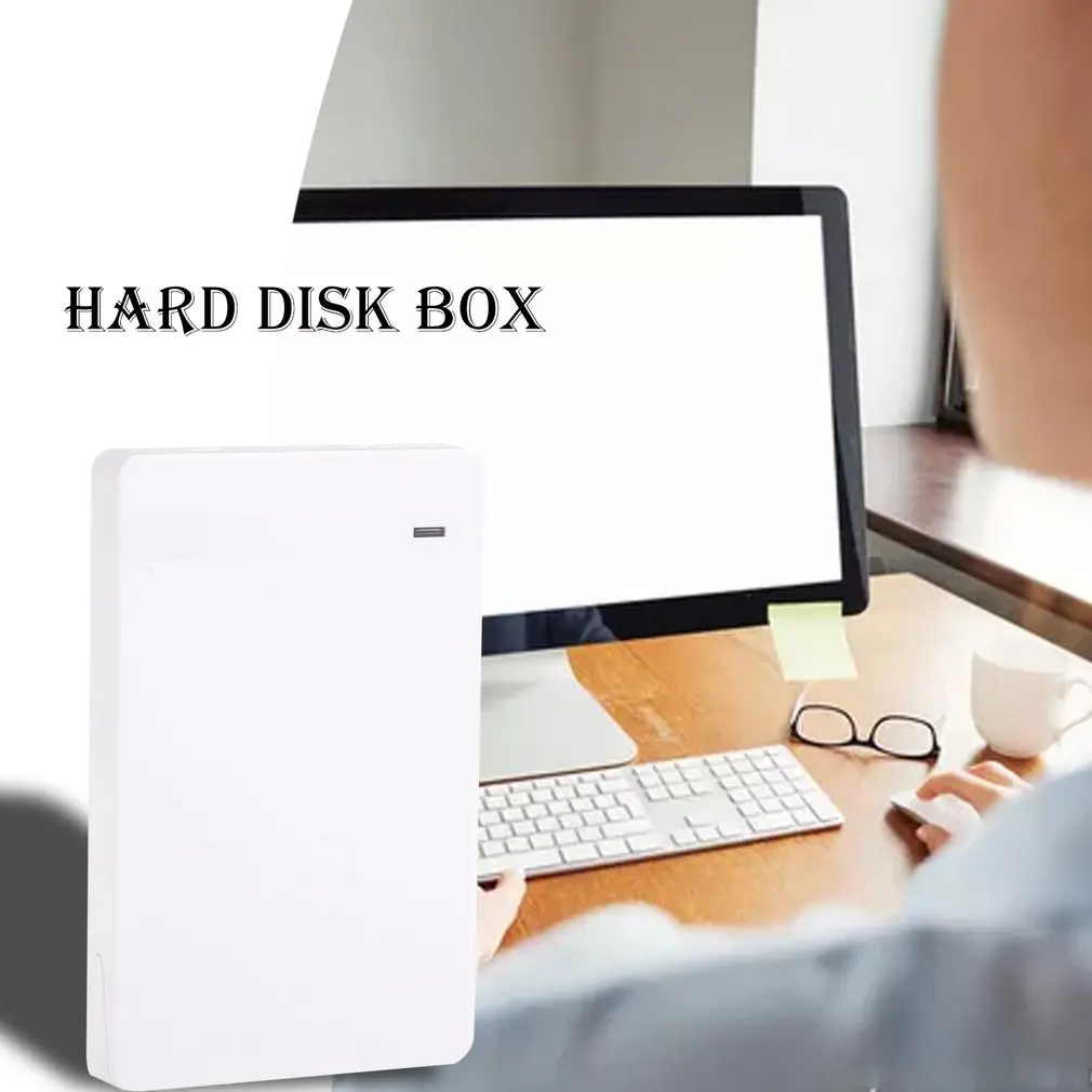Жесткий диск корпус мобильный жесткий диск коробка USB3.0 к SATA Hardisk с USB C кабелем для Windows для Mac OS