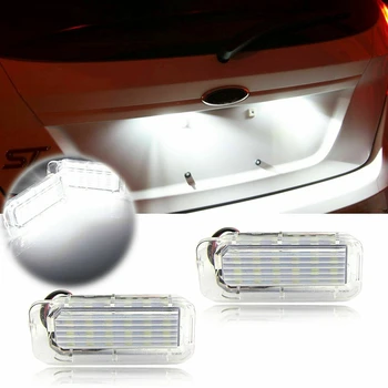 

2PCS 18-SMD LED License Plate Lights Error Free for Ford Explorer Escape Fusion MKC