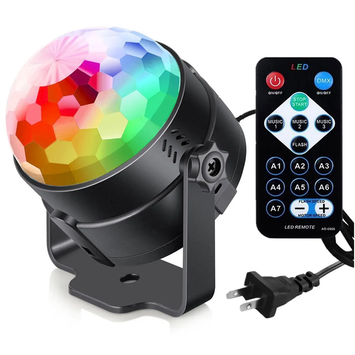  LED Disco Light Remote Control Dmx luces DJ Lamp Magic Ball Halloween Christmas Projector laser par - 4000041486634